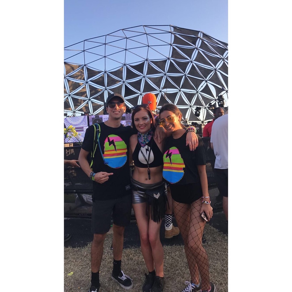 Custom Dirtybird Players velvet halter tank with stitched holographic logo